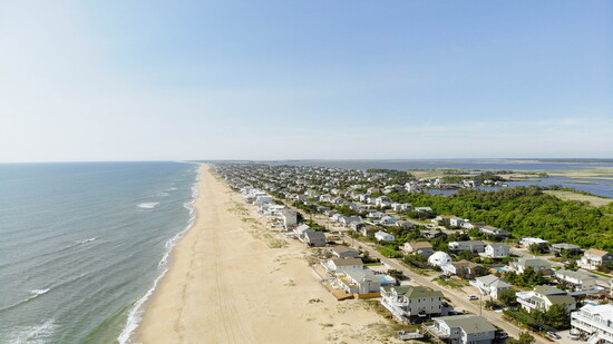 The Sandbridge beach