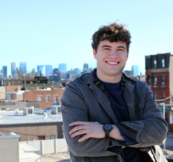 Author Jackson Antonow, wearing a Madhu watch