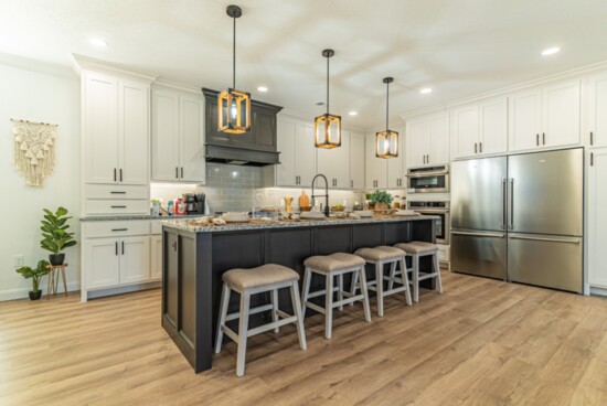 This spacious kitchen is perfect for cooking for the entire family.