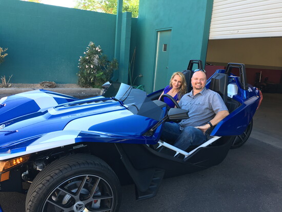 Troy and his wife, Charlene