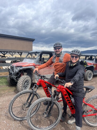 Nancy, and her husband Ron, have a goal of biking in all 50 states.