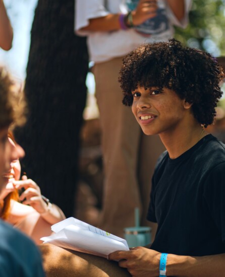 Christian Young, an acting student at Oklahoma Summer Arts Institute at Quartz Mountain, calls the experience there "transformative." (Photo by Los Flores)