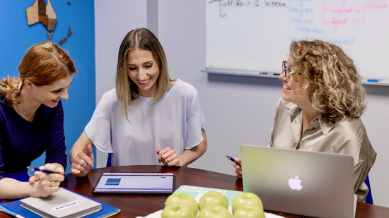 Agent Kamila Golebiowska, Monika Bierowski with Monika Lajewska.