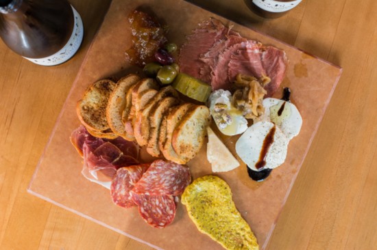 A Charcuterie Board at Upper Crust Wood Fired Pizza