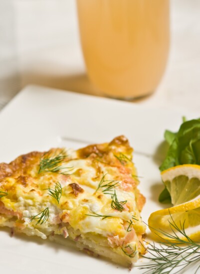 Charred Asparagus and Herb Frittata