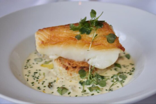 The Chilean Sea Bass is a longtime favorite at Esca