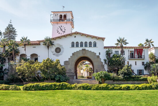Santa Barbara County Courthouse. Photo by Blake Bronstad, Courtesy Visit Santa Barbara