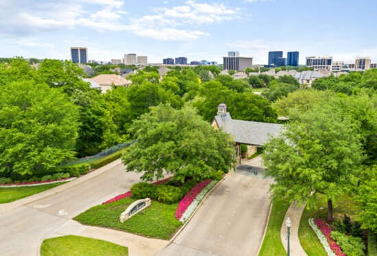 Private Gated entry secluded in its own corner of Preston Hollow