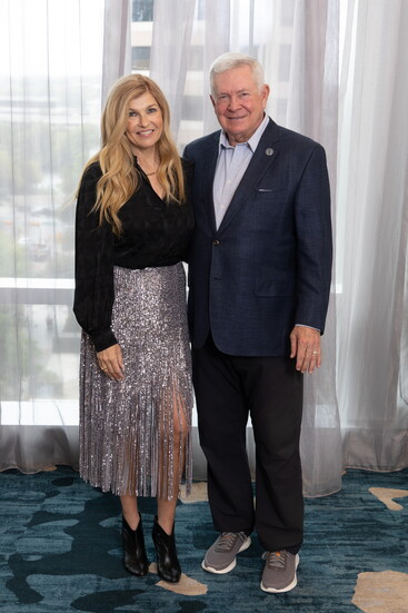 Connie Britton and Mack Brown at Helping Hand Home's Champions for Children Luncheon Photo: Buster Jetter
