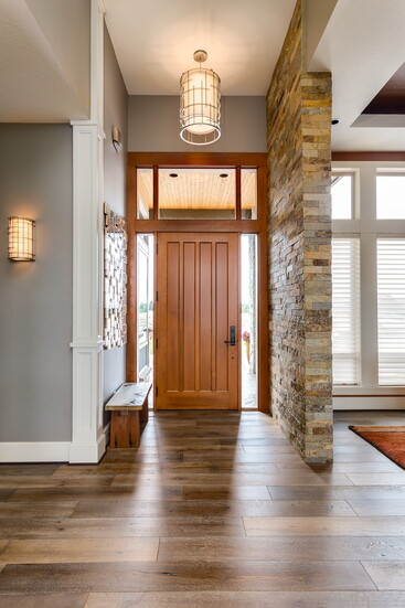 "Wood-inspired luxury vinyl plank is becoming the go-to option for high traffic and active households," notes Brian. 