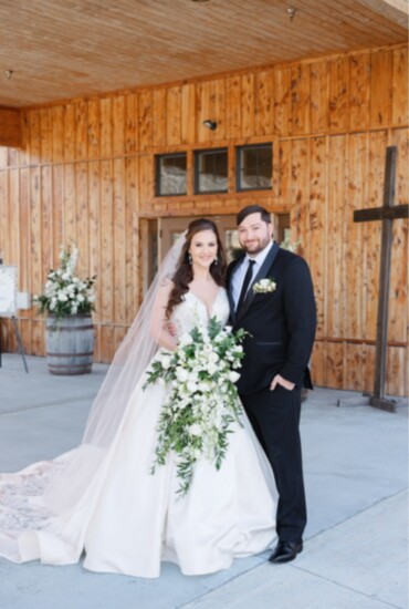 Hayden and Caroline White, Ivory Lace Photo and Film