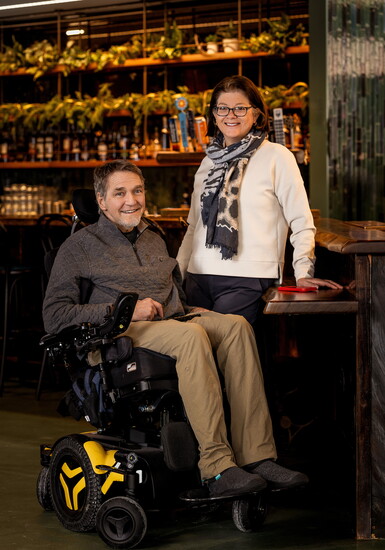 Todd Hanson and Anne Weidman of Access Navigators. Photo by Kevin Edge