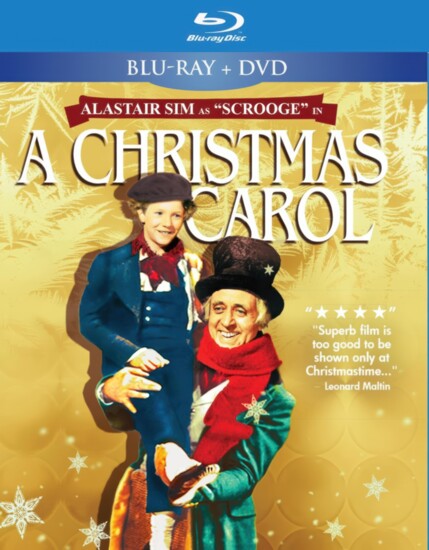 1. "A Christmas Carol" (Alistair Sim), Blu-Ray, $13.99, Amazon.com