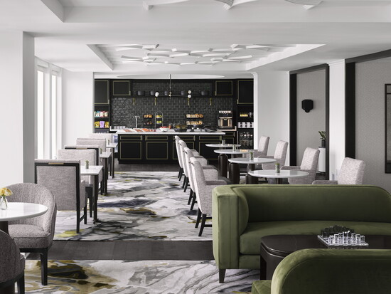 The Private Club lounge is the perfect retreat for business travelers and families as well.