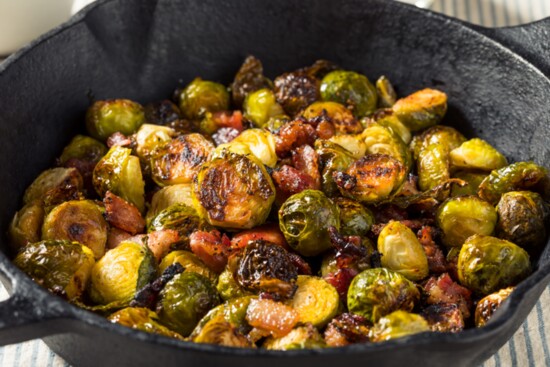 Maple Bacon Brussels Sprouts