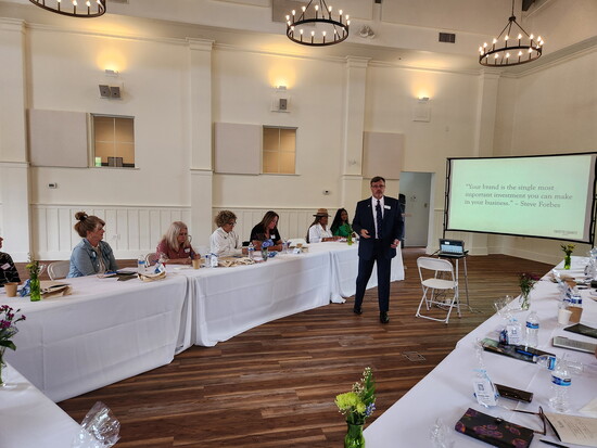 The Venue at 240 Glynn makes a great place for business meetings as well! 