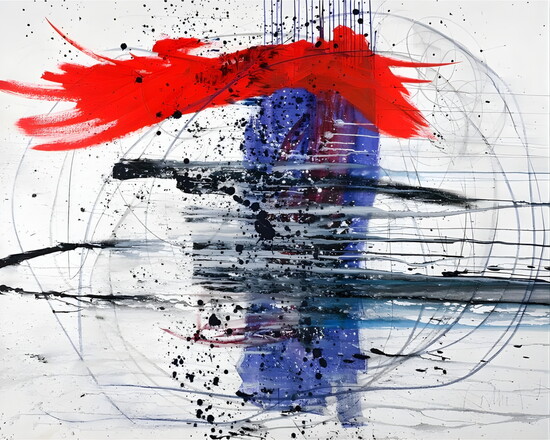 “Dragon,” painted by Wilson for his father’s birthday.