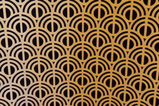 Art Deco bathroom wallpaper