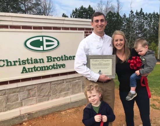 Joshua and Brianne Standridge and children