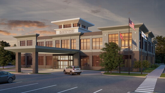 Architectural rendering of future MMC Lascassas Pike Facility.