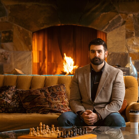 Ian Buckley, Vice President of Michael Timothy’s Dining Group inside Buckley's Market and Cafe