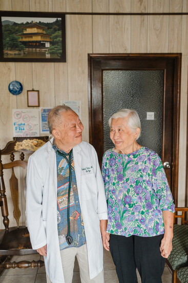 Dr. Sira and his wife