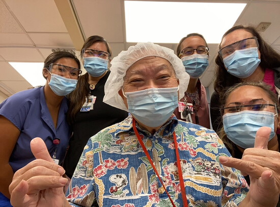 Nurses in OB with Dr.Sira