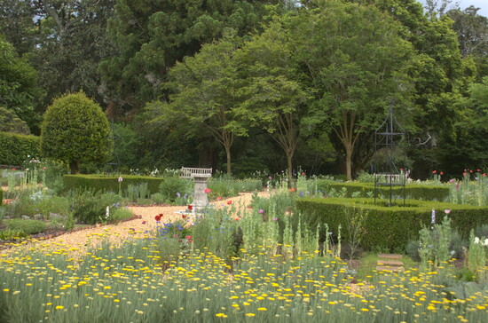 The gardens at Hills & Dales Estate