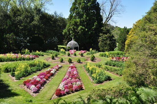 The gardens at Hills & Dales Estate