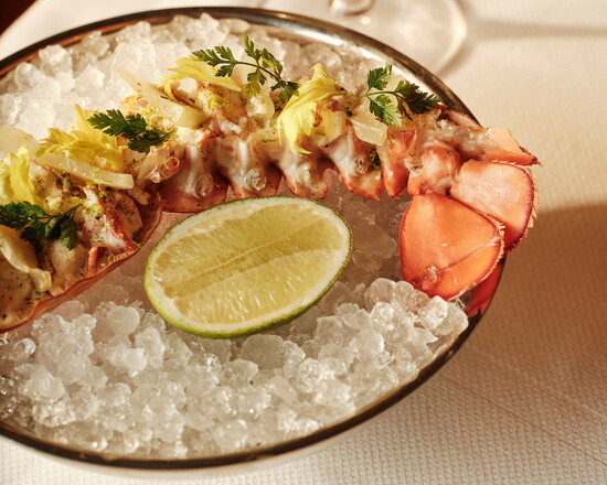 Chilled lobster at The Ra Ra Room. Courtesy The Ra Ra Room
