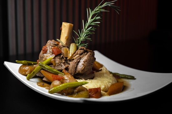 A rustic-yet-upscale dish at Vybe Supper Club. Courtesy Vybe Supper Club