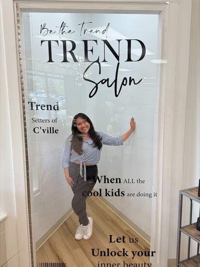 Maria Munoz Alonso at Trend Salon. Photo Credit: Codie Burruss.