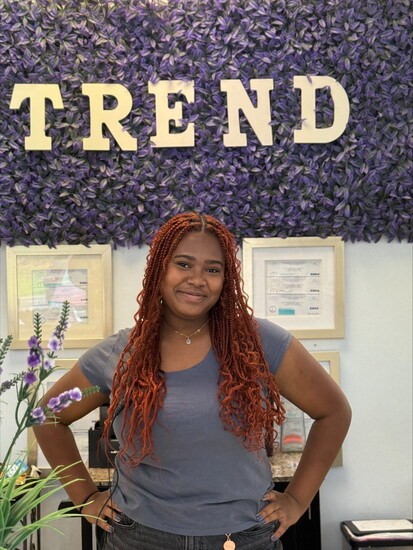 Michaela Ford at Trend Salon. Photo Credit: Codie Burruss.
