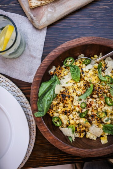 Grilled Corn Salad