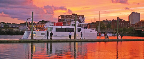 Norwalk's RV Spirit of the Sound is a 64-foot all-aluminum catamaran that launched in 2015 and sales all year round. 