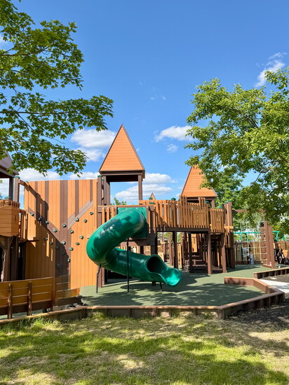 Fort Liberty Playland 2.0 received an overhaul + reopened in March with a community-driven rebuild that honors the beloved original. Photo by Len Kaltman.