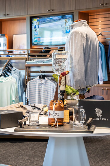 Indian Creek's retail shop combines premium golf merchandise with the personalized service that has become a hallmark of the guest experience.