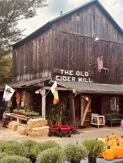 The Old Cider Mill is a popular fall destination in South Glastonbury