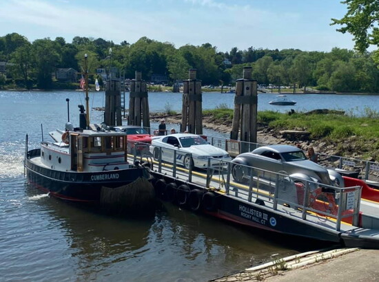 The CT River Ferry docks in South Glastonbury. 
