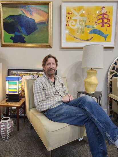 Geoff Robinson of Consignment House Gallery. Photo Credit: Consignment House Gallery