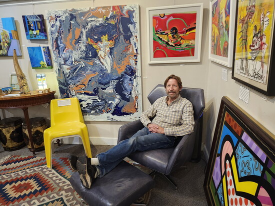 Geoff Robinson of Consignment House Gallery. Photo Credit: Consignment House Gallery