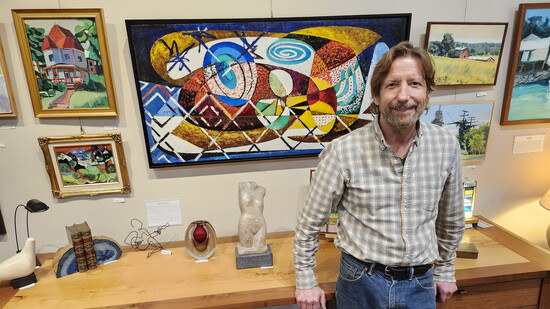 Geoff Robinson of Consignment House Gallery. Photo Credit: Consignment House Galley