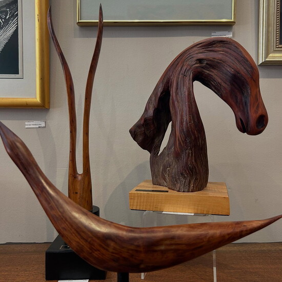 Driftwood sculpture by Don Adams. Photo Credit: Consignment House Gallery.