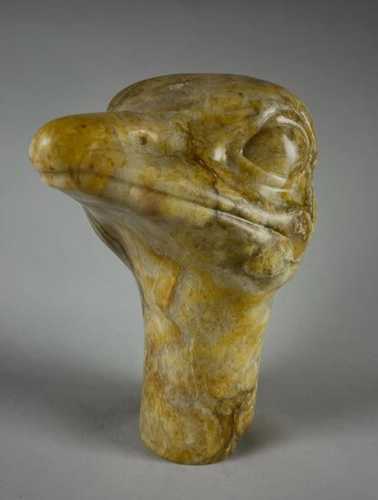 Stone carved sculpture by Carolyn Brandt. Photo Credit: Consignment House Gallery. 