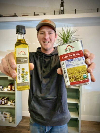 The Oil Barn Colorado offers 100% organic and cold-pressed safflower oil.