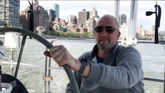 Jeff Hecht Sees Smooth Sailing From Here On Out Aboard His Boat, "A Sales Call"