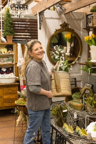 Laura Callahan, owner of Two Chicks Vintage Marketplace 
