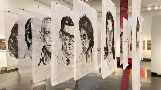 We Are All Migrants exhibition at Shaw Gallery with work by Vincent Valdez, 2026