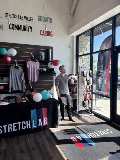 StretchLab Bargersville lead flexologist, Brandon Dale