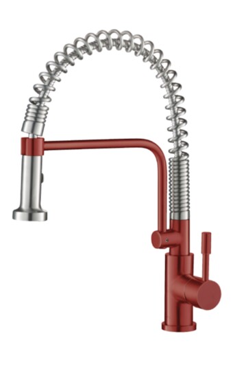Faucets with color - the new thing this spring.